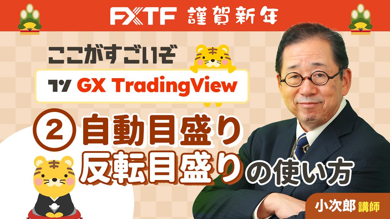 「ここがすごいぞGX Trading View ②自動目盛り反転目盛りの使い方」小次郎講師